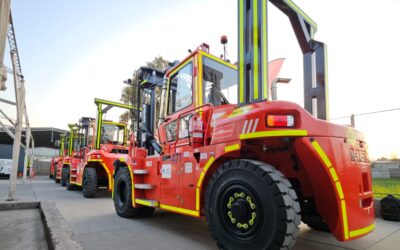 Entrega de la flota de gran tonelaje en sucursal de Quilicura